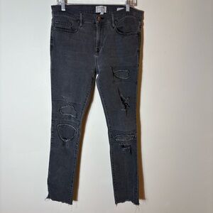 FRAME Denim L'Homme‎ Skinny Distressed Jeans Size 33